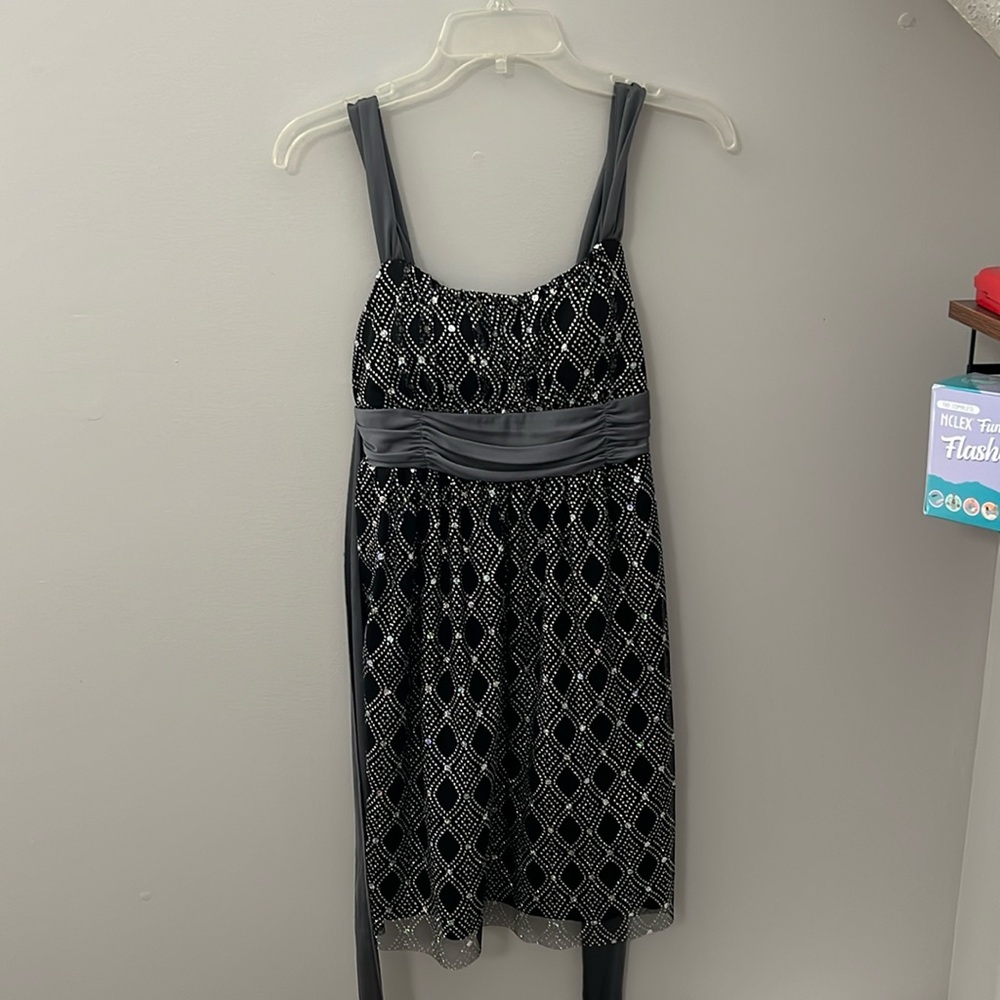 Black sparkle homecoming/formal/banquet dress!